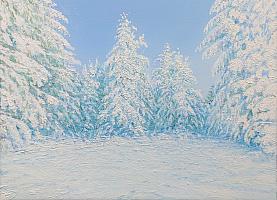 Schauinsland 4, 2021, OIl auf Leinwand, 30 x 40 cm